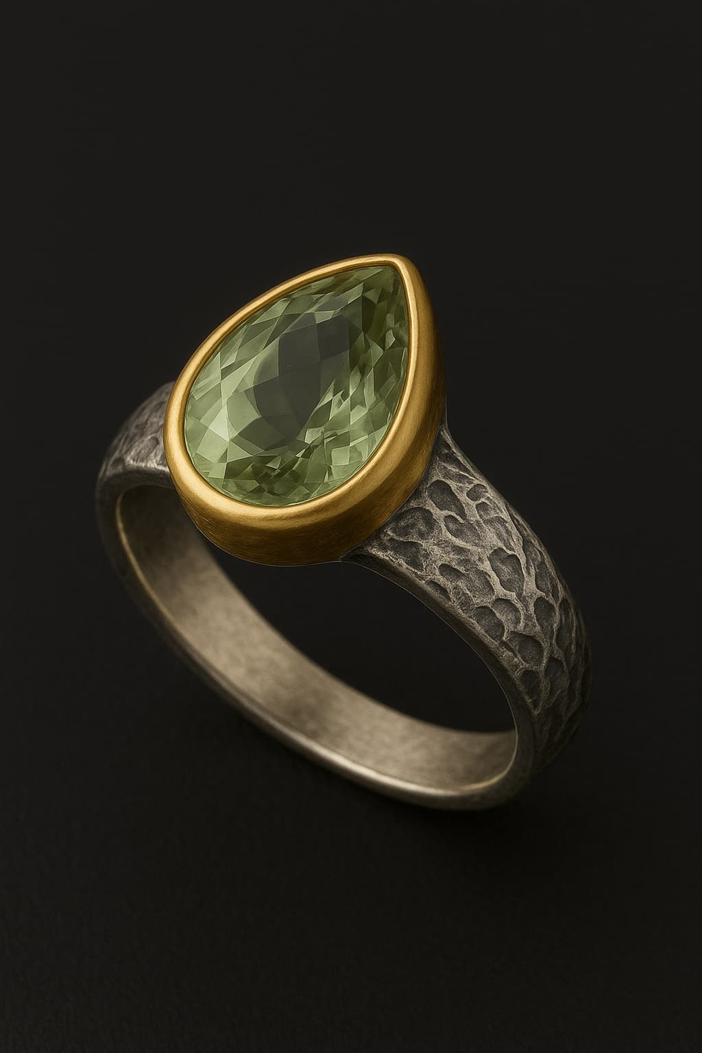 Silver Moon Ring